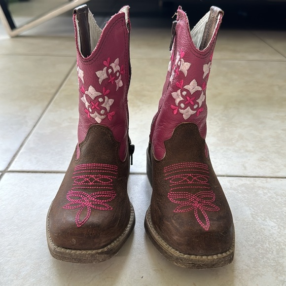 Brazilian brand “texas rodeo” leather boot, size 24 BR / 8 US for toddler girl. - Picture 3 of 4